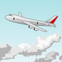 飛行機イラスト