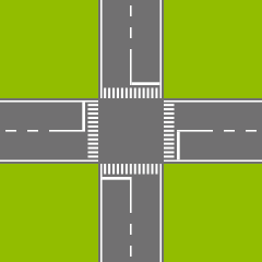 道路イラスト