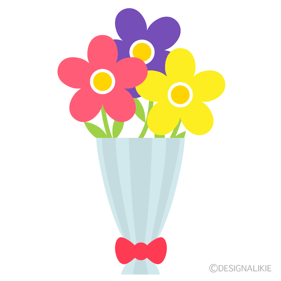 かわいい花の花束