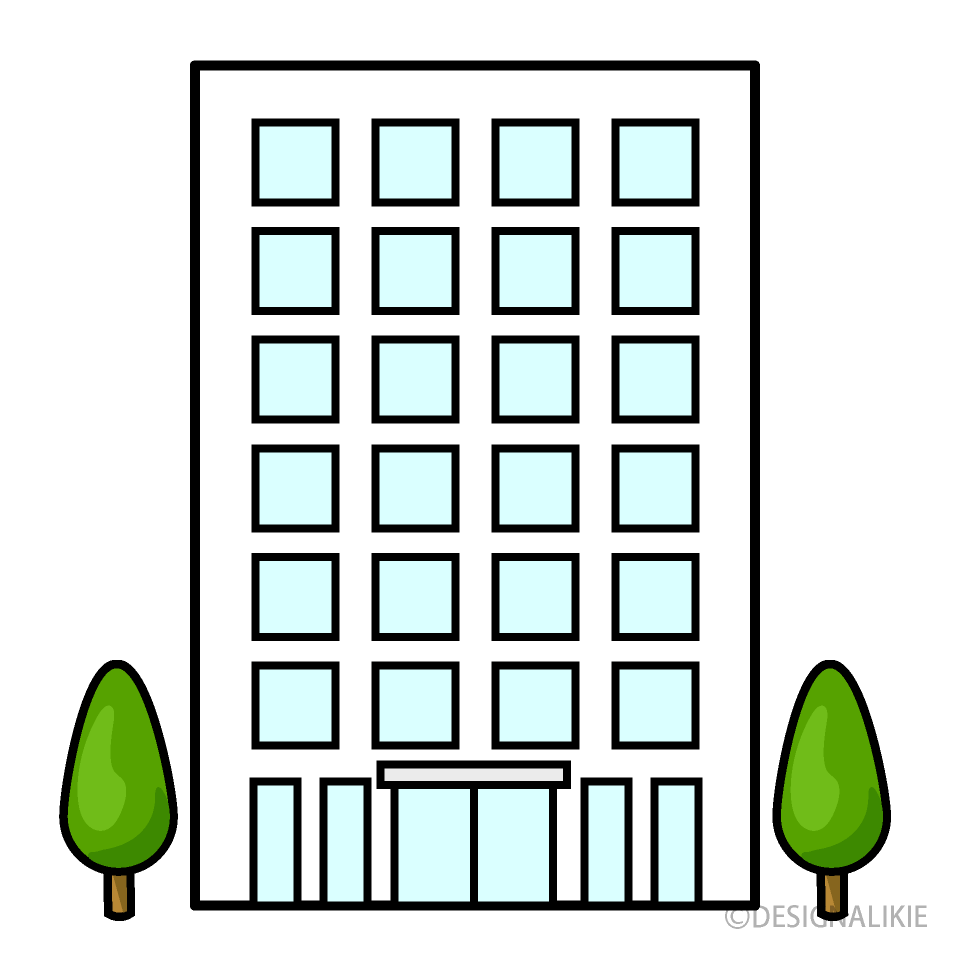 白いビル