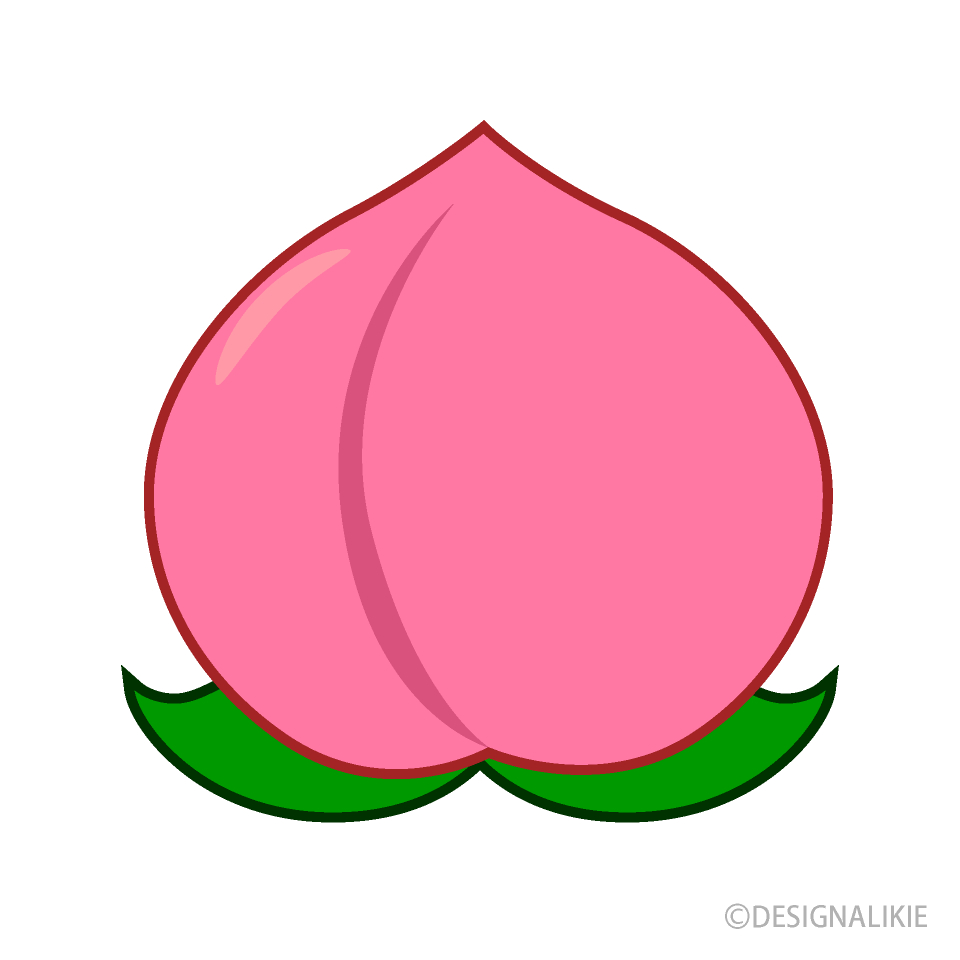シンプルな桃