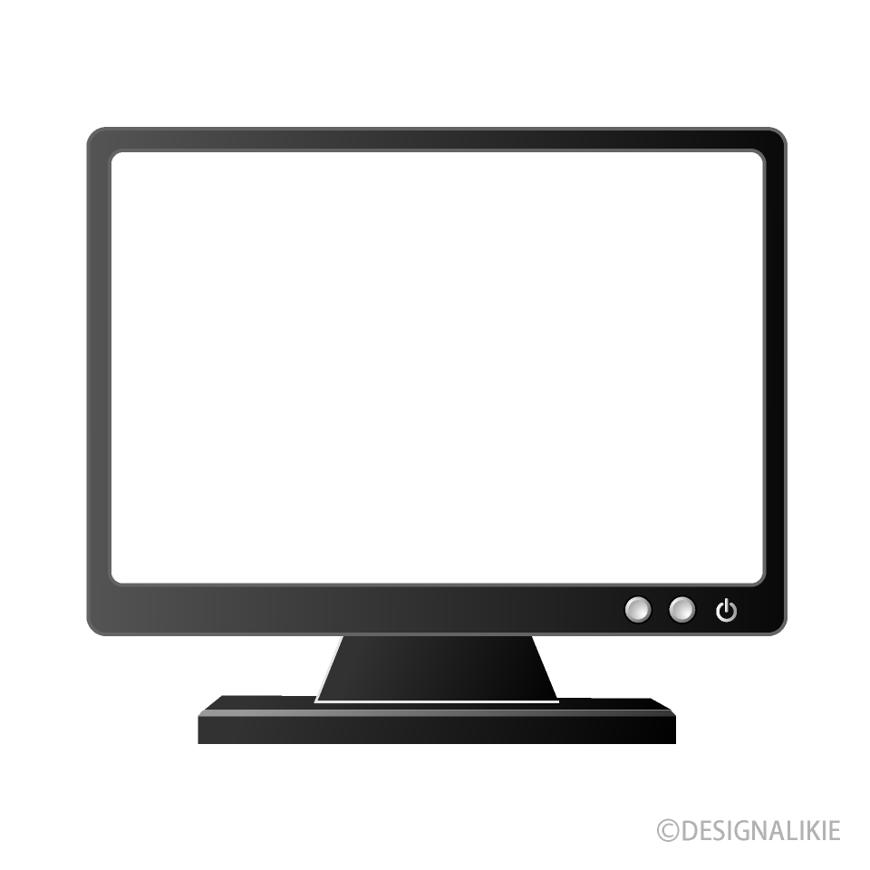 パソコン液晶モニター（画面透明）