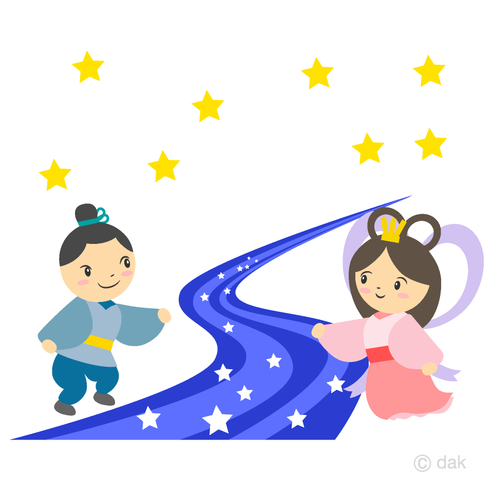 天の川と織姫彦星