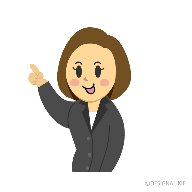 プレゼンするOL