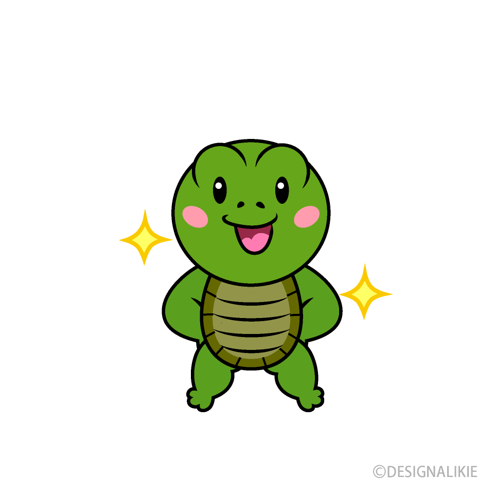 自信のカメキャラ
