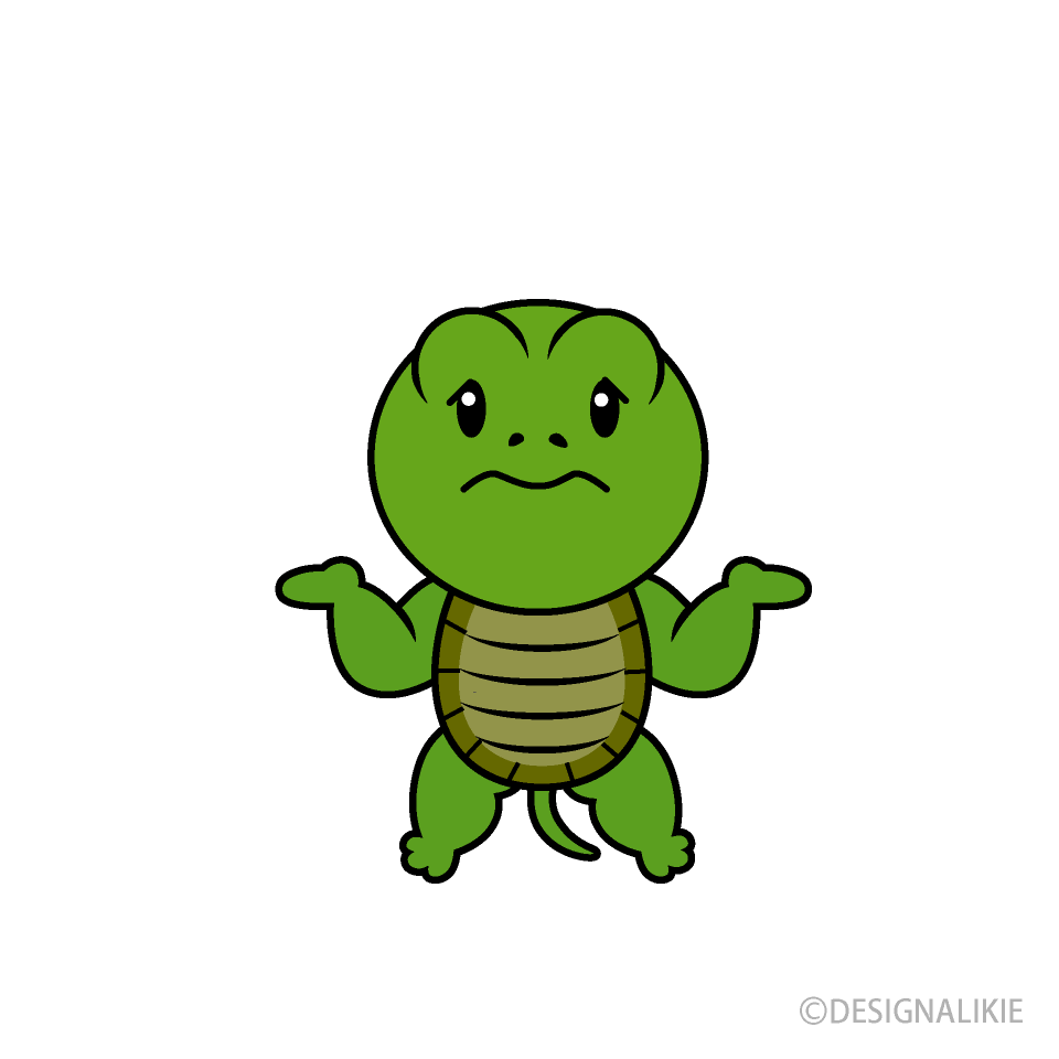 困るカメキャラ