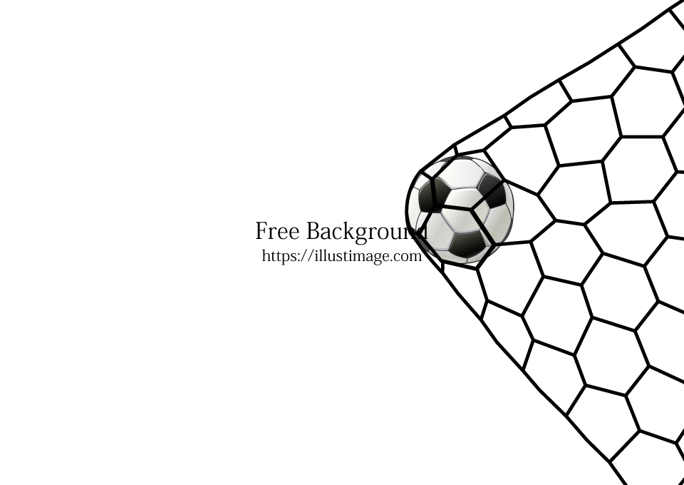 サッカーゴールの白壁紙