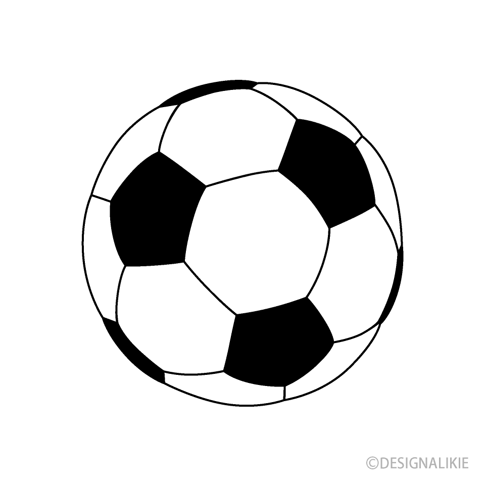 白黒サッカーボール