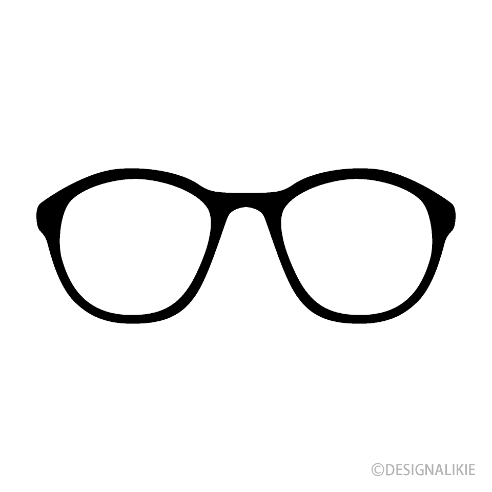 細いフレームメガネ