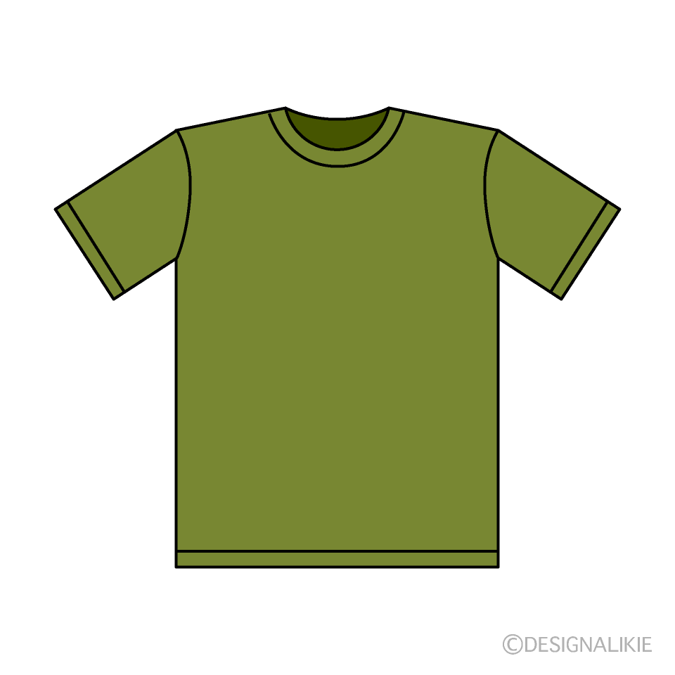 カーキーTシャツ