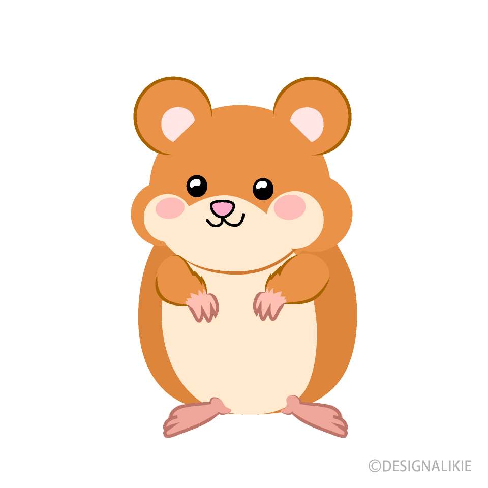 まるまるしたハムスター