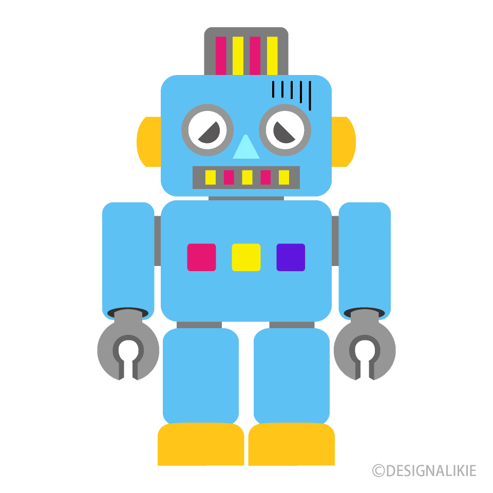 元気が無いロボットキャラ