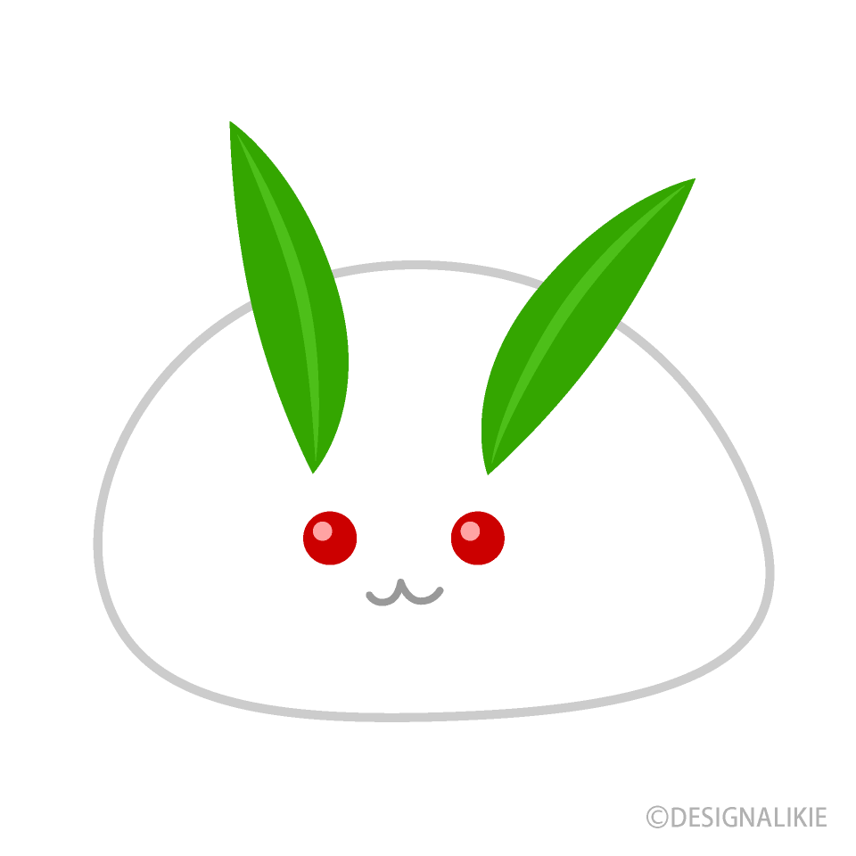 可愛い雪うさぎ