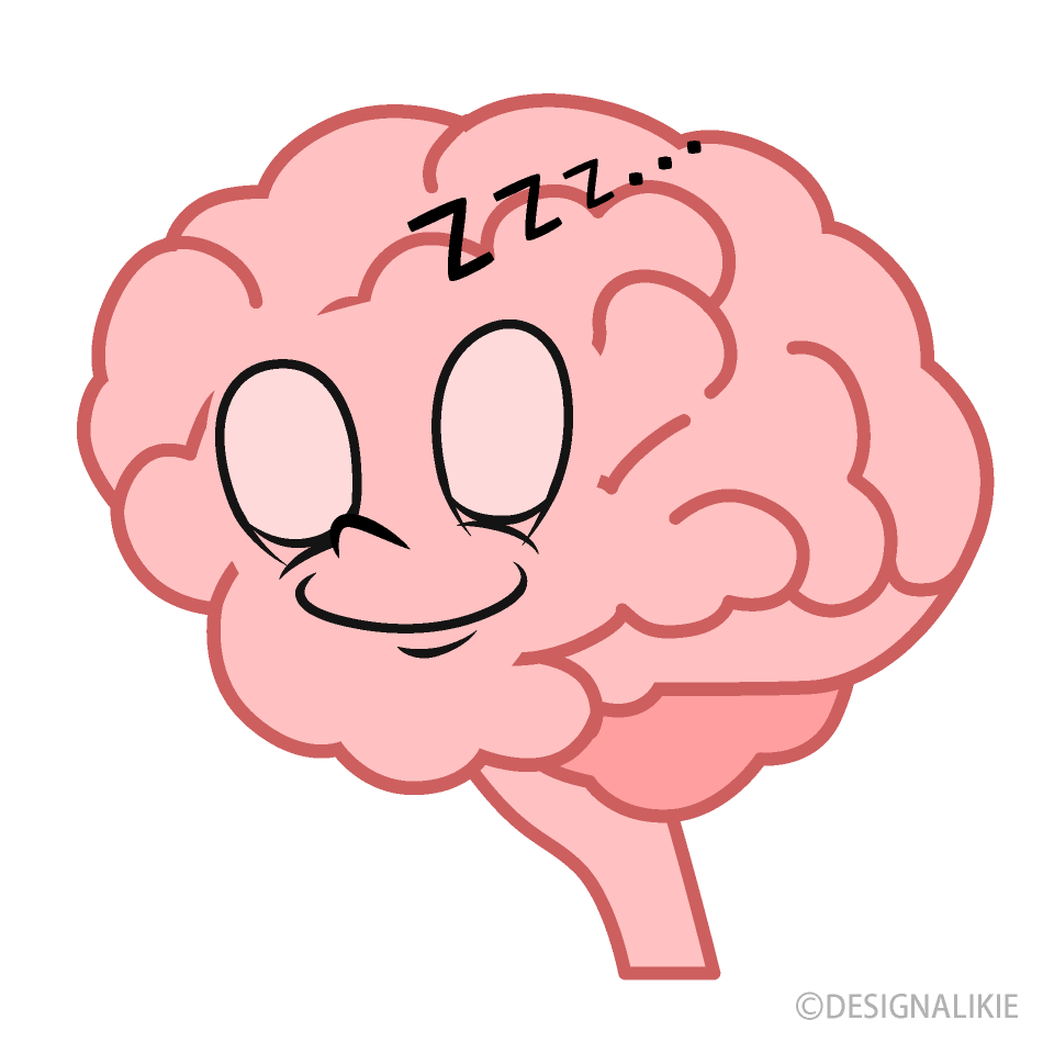 寝る脳キャラ