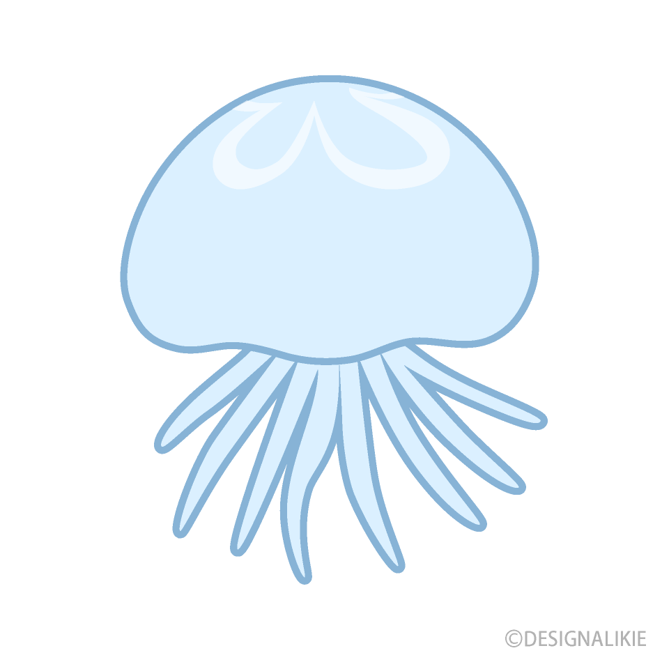 シンプルなクラゲ