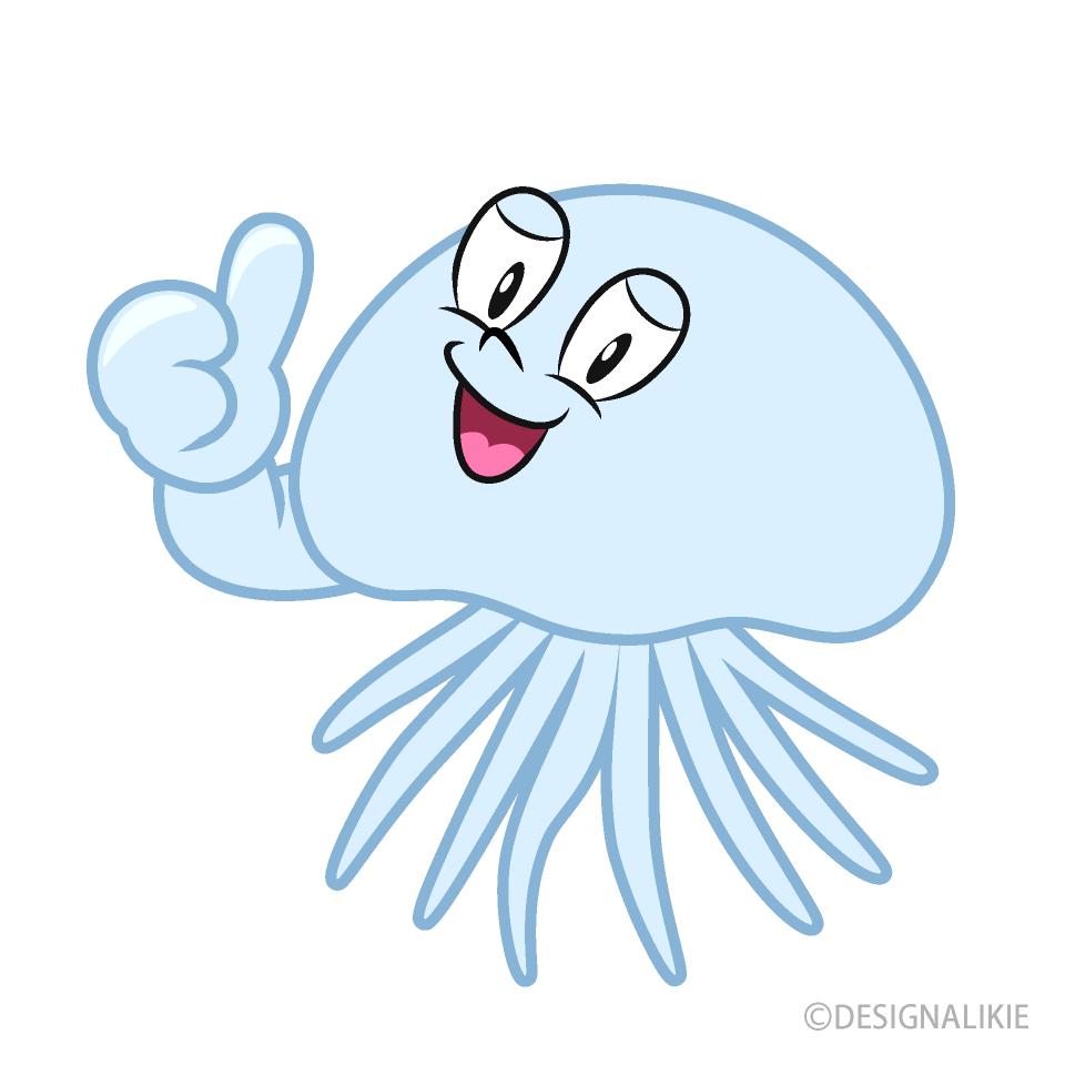いいねするクラゲ
