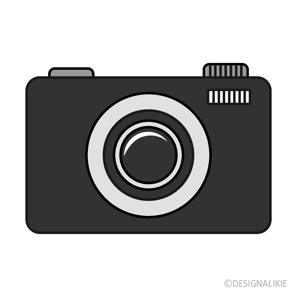 黒いデジタルカメラ