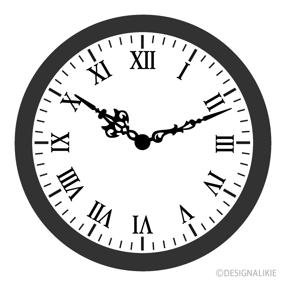 ローマ数字の時計