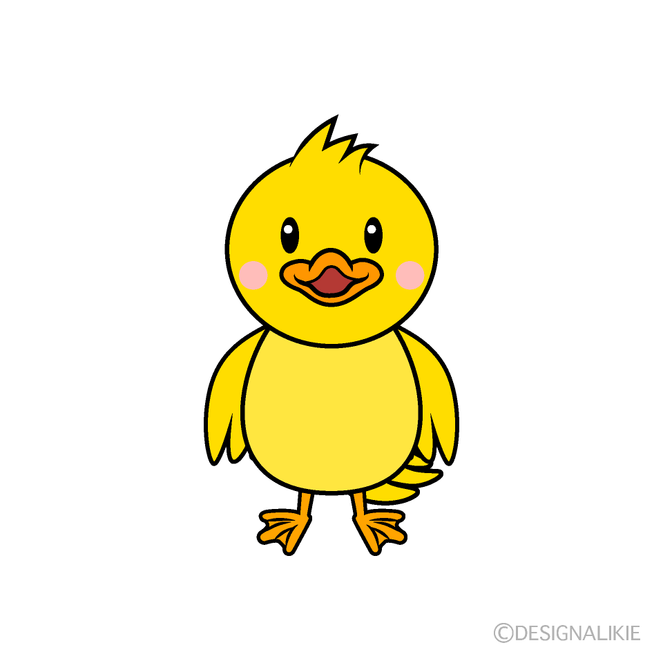 かわいいアヒルの子キャラ