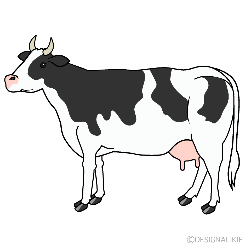 乳牛の無料イラスト素材｜イラストイメージ