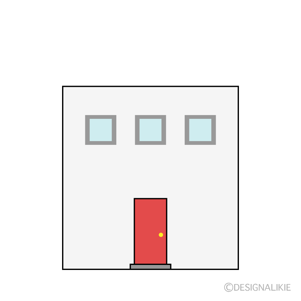 箱型の家