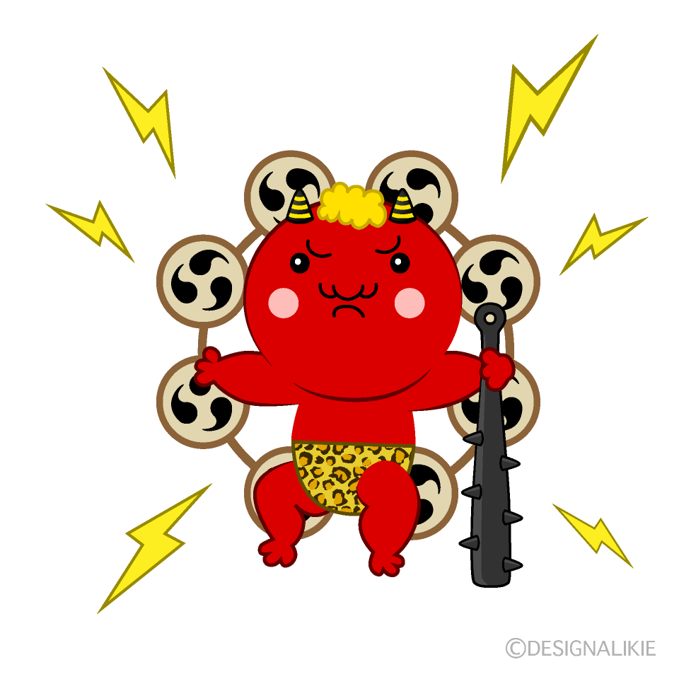 可愛い雷様