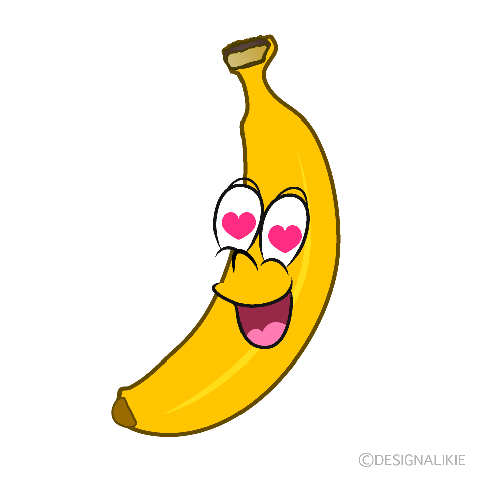 ラブラブのバナナキャラ