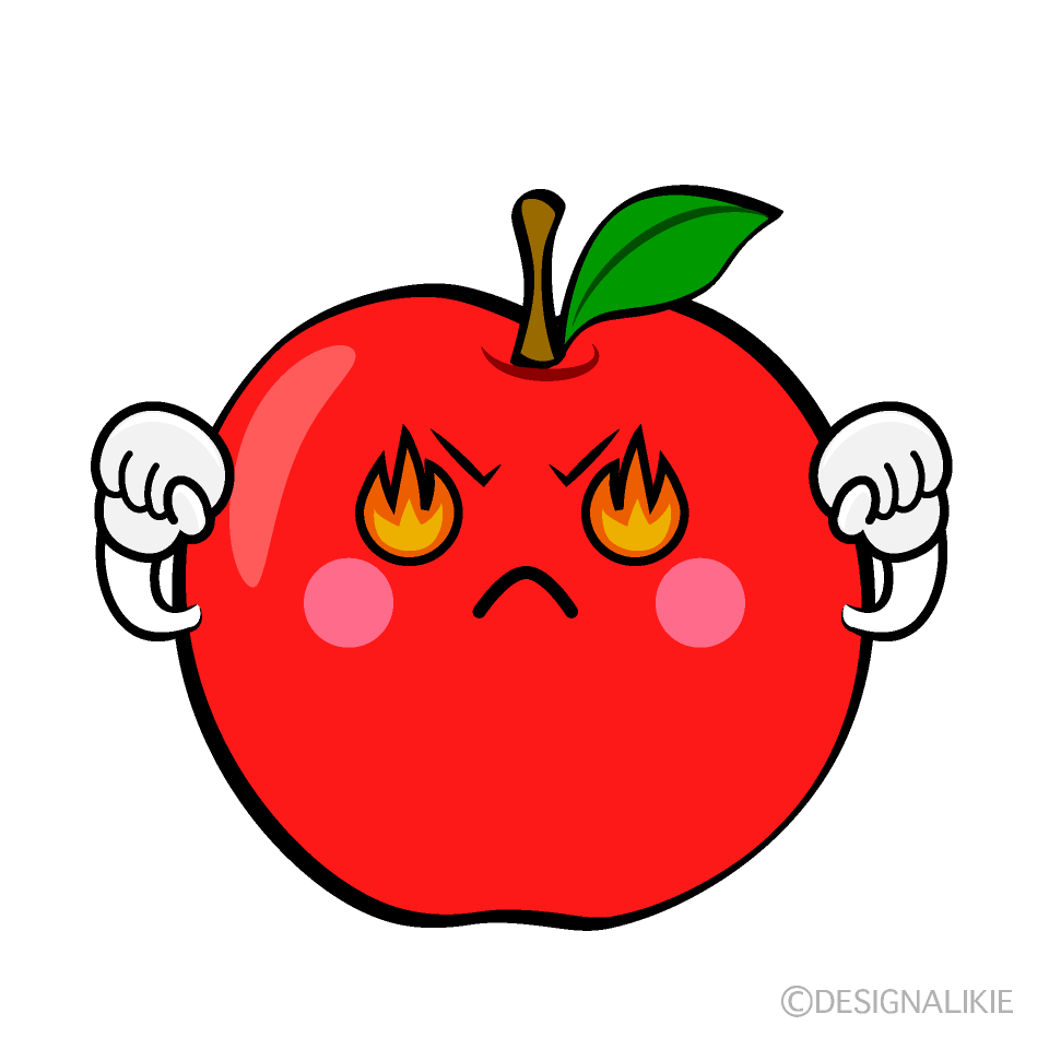 熱血のりんごキャラ