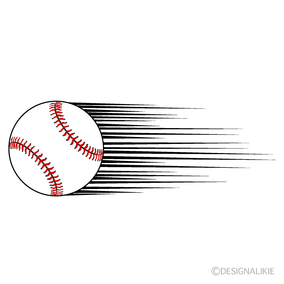 速球の野球ボール