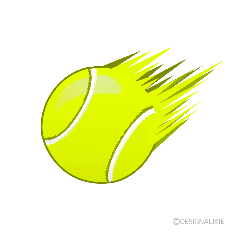 速球のテニスボール