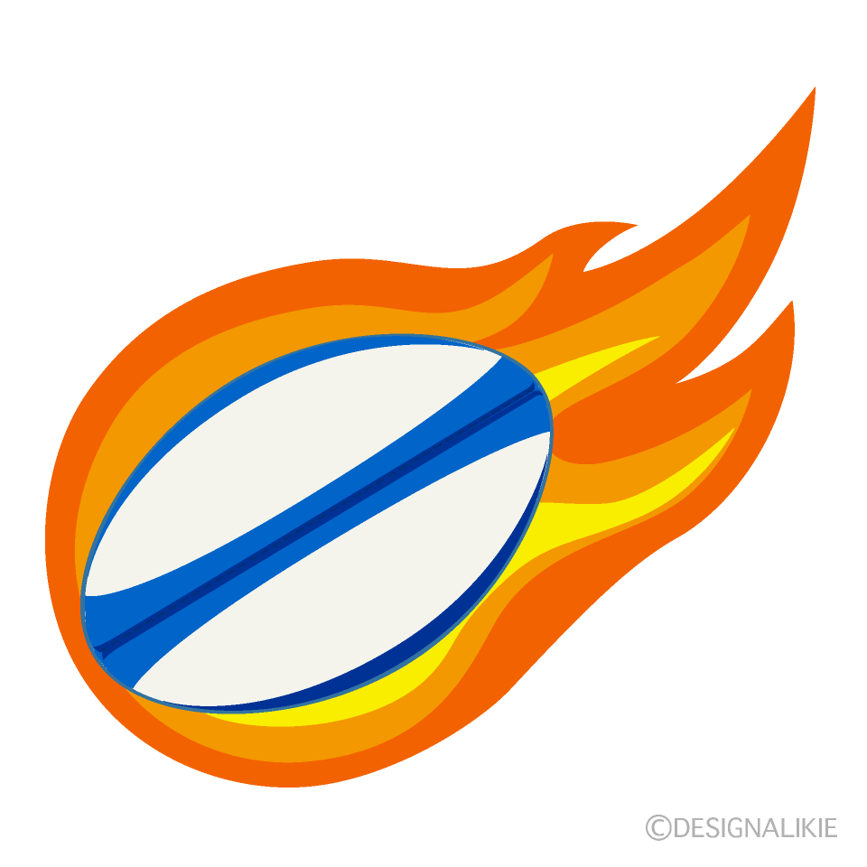 火の玉ラグビーボール