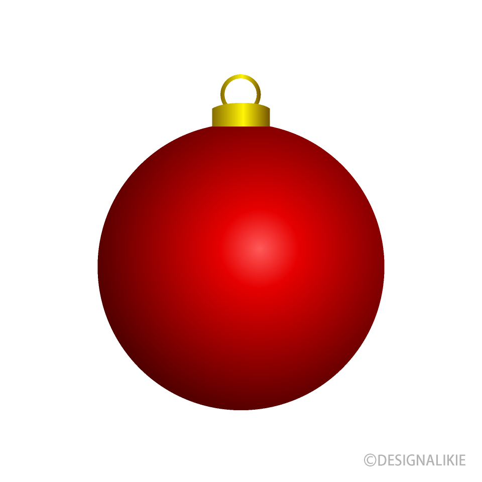 レッドクリスマスオーナメント