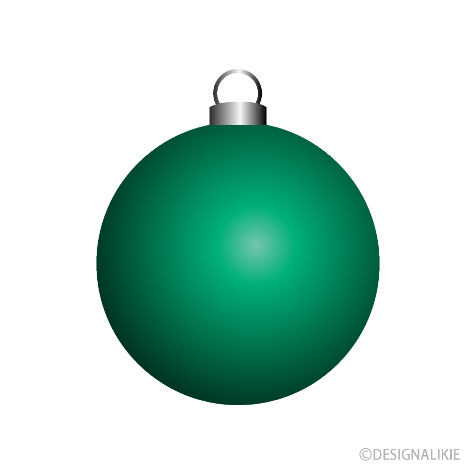 グリーンクリスマスオーナメント