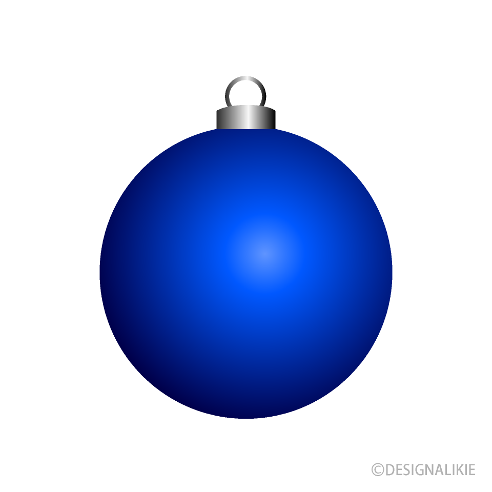 ブルークリスマスオーナメント