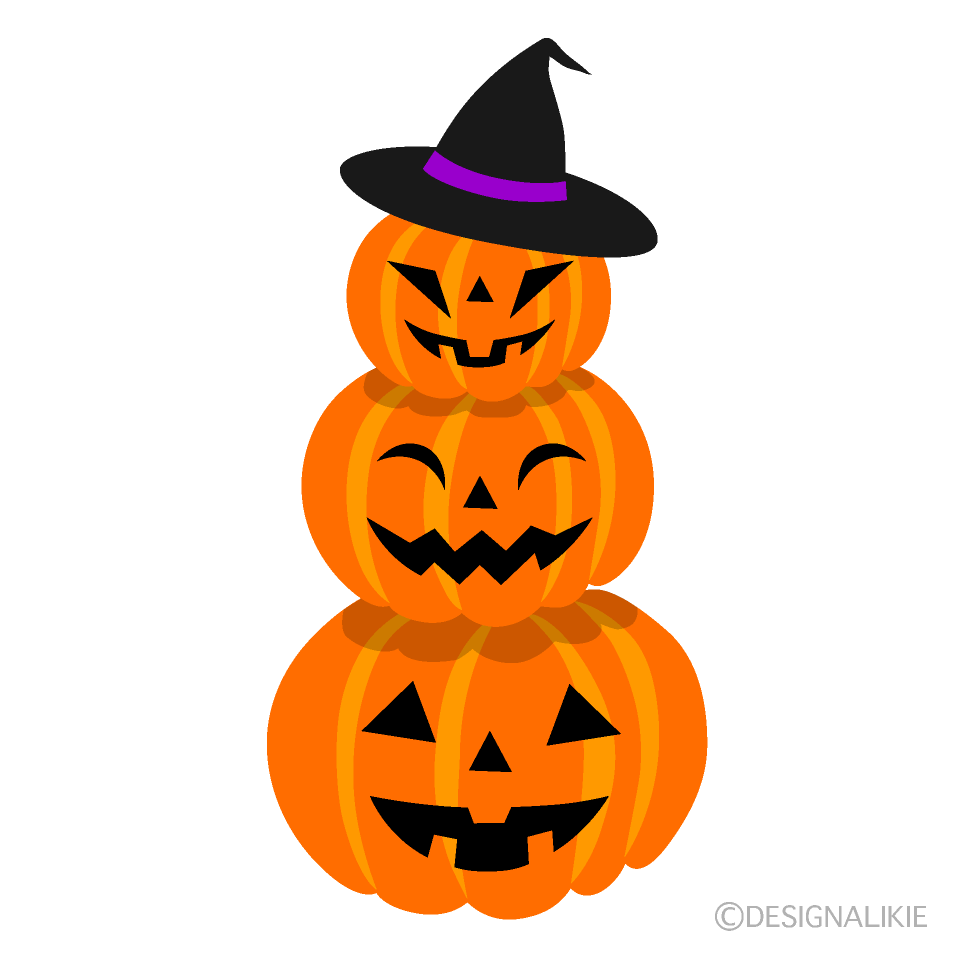 ハロウィンかぼちゃ三兄弟