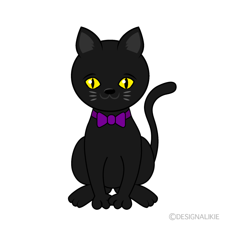 ハロウィンの黒猫