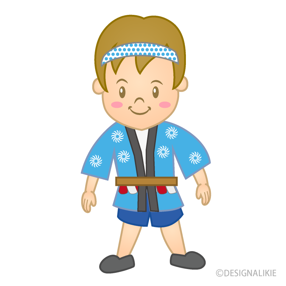 祭りの男の子