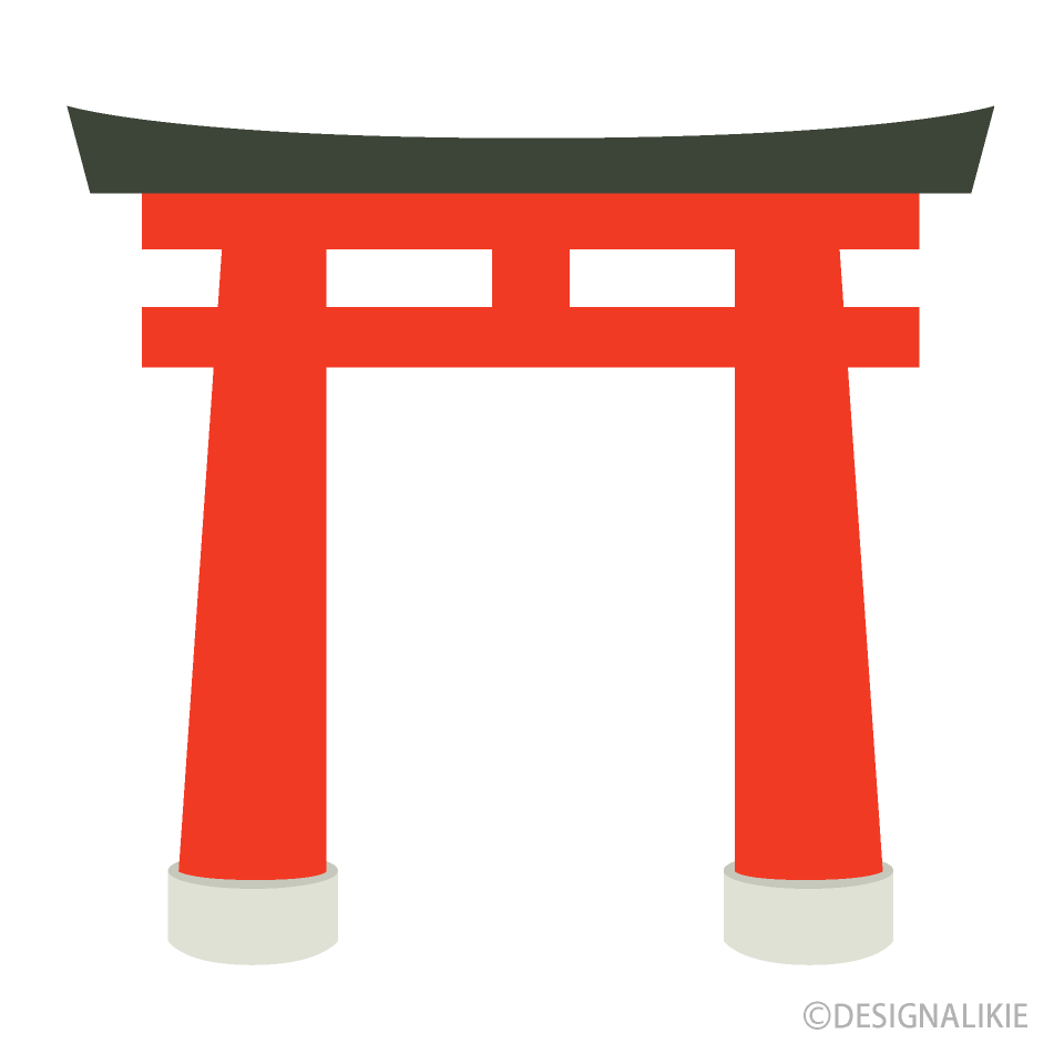朱色の鳥居
