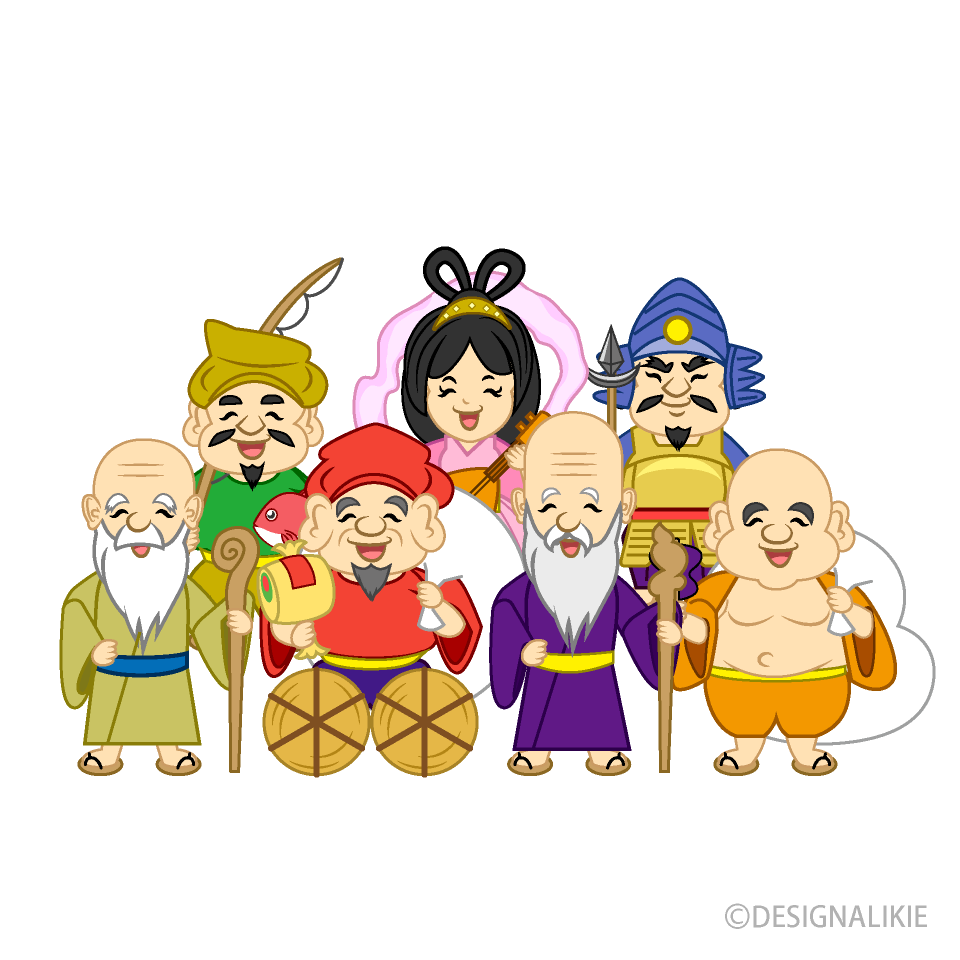 笑顔の七福神