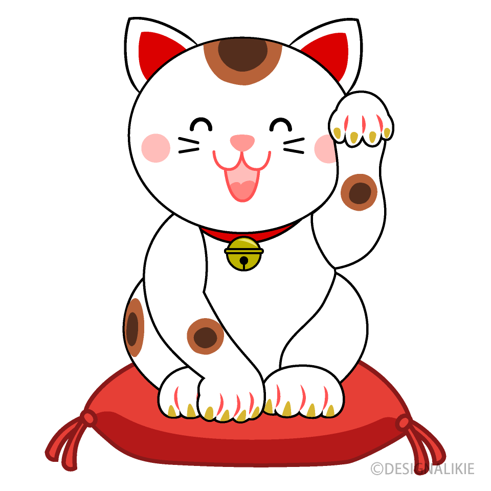 笑顔のかわいい招き猫