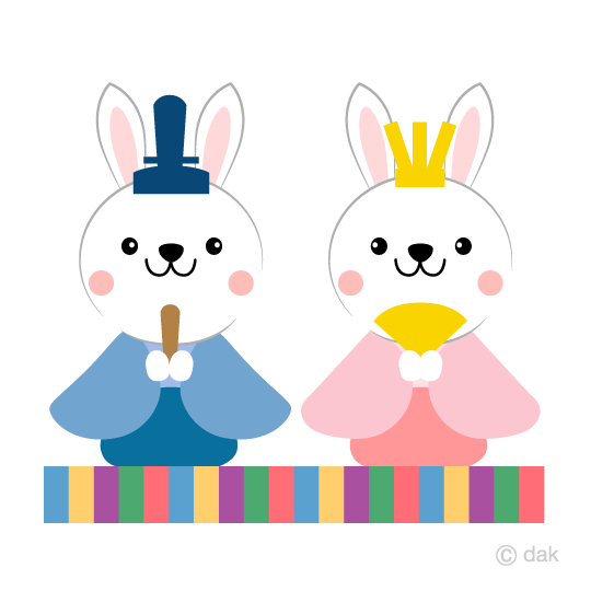 ウサギのひな祭り