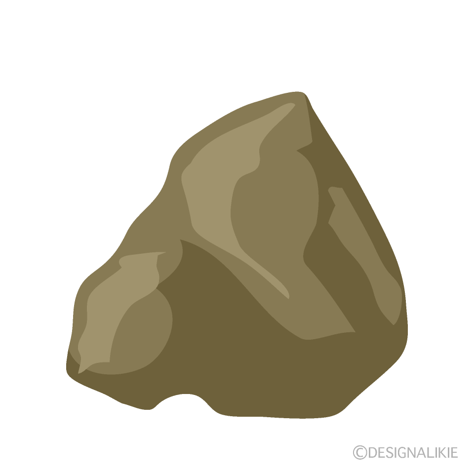 小さい岩