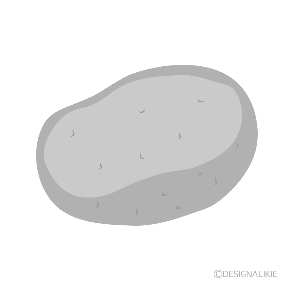 白い丸石
