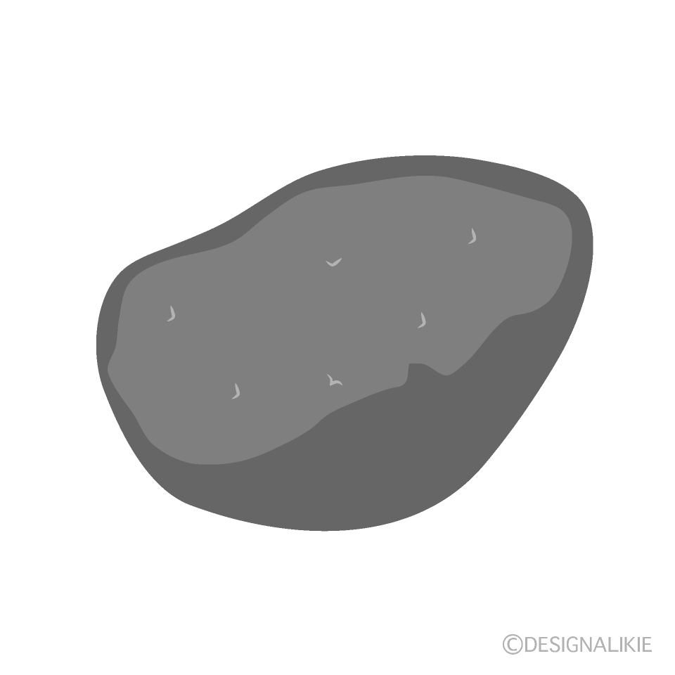 黒い丸石