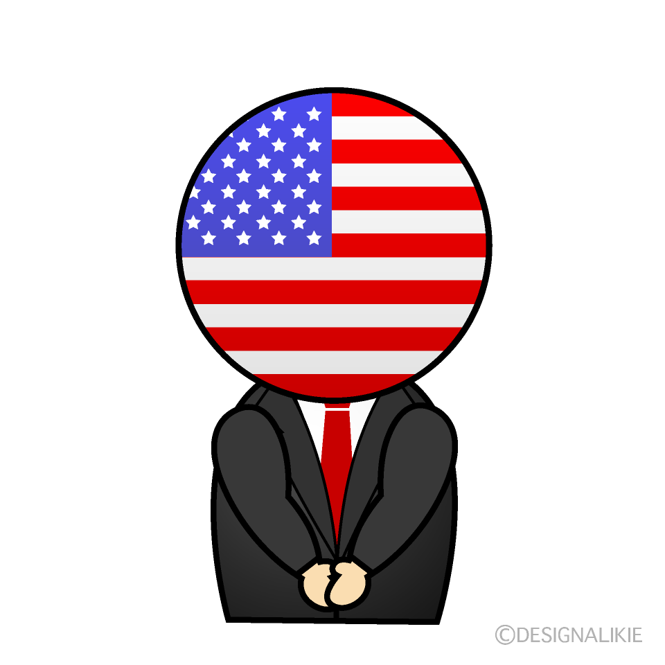 お辞儀するアメリカ人