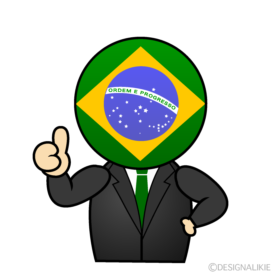 いいねするブラジル人