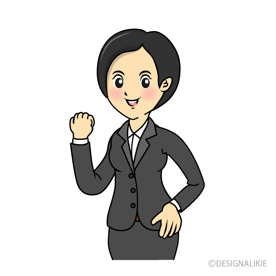 就職活動を頑張る女子大生