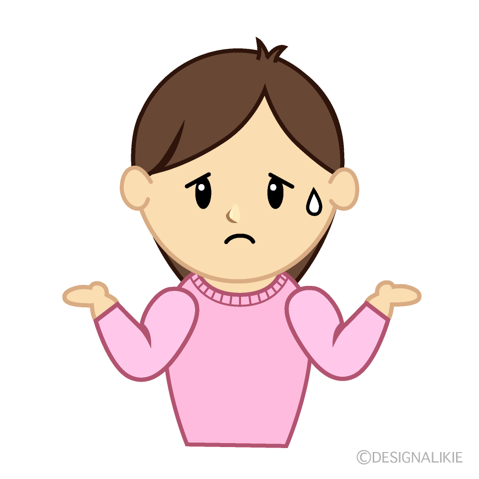 困るお母さん