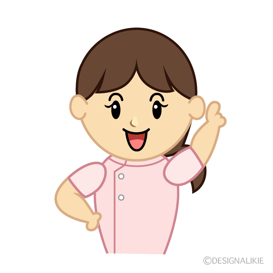 指差しする歯科衛生士