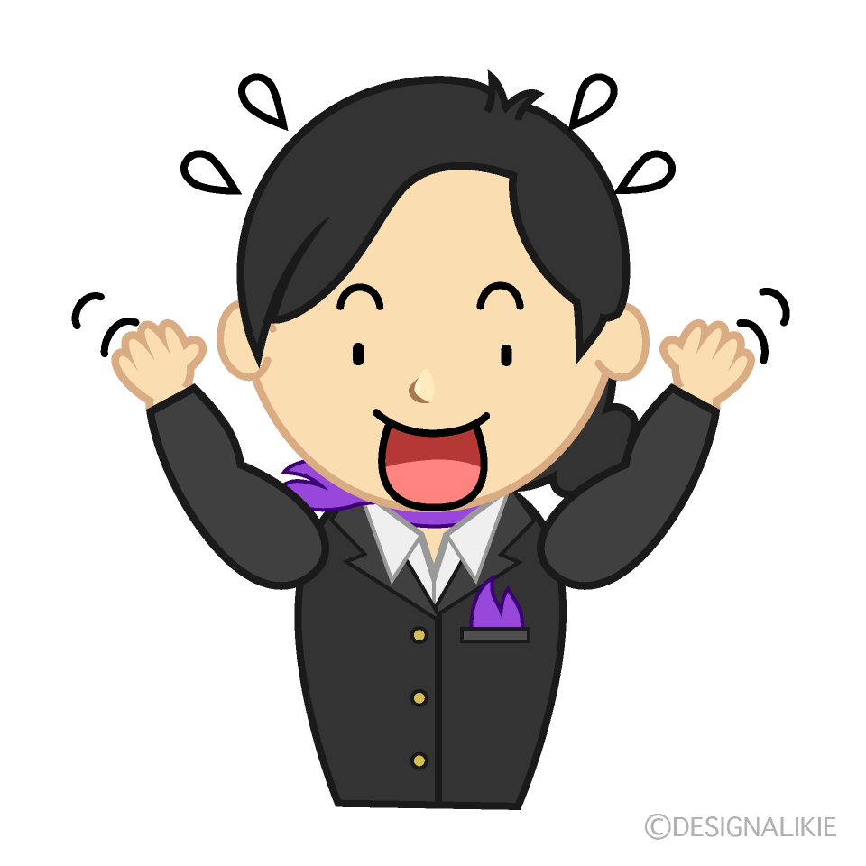 慌てるキャリアアテンダント